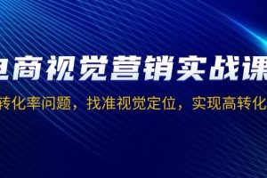 （13786期）电商视觉营销实战课，解决转化率问题，找准视觉定位，实现高转化目标