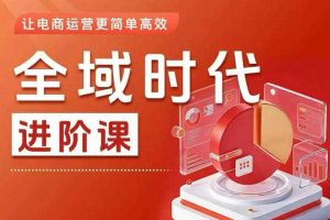 全域时代进阶课,更简单高效的全域投放实操,让电商运营更简单高效(更新0731)