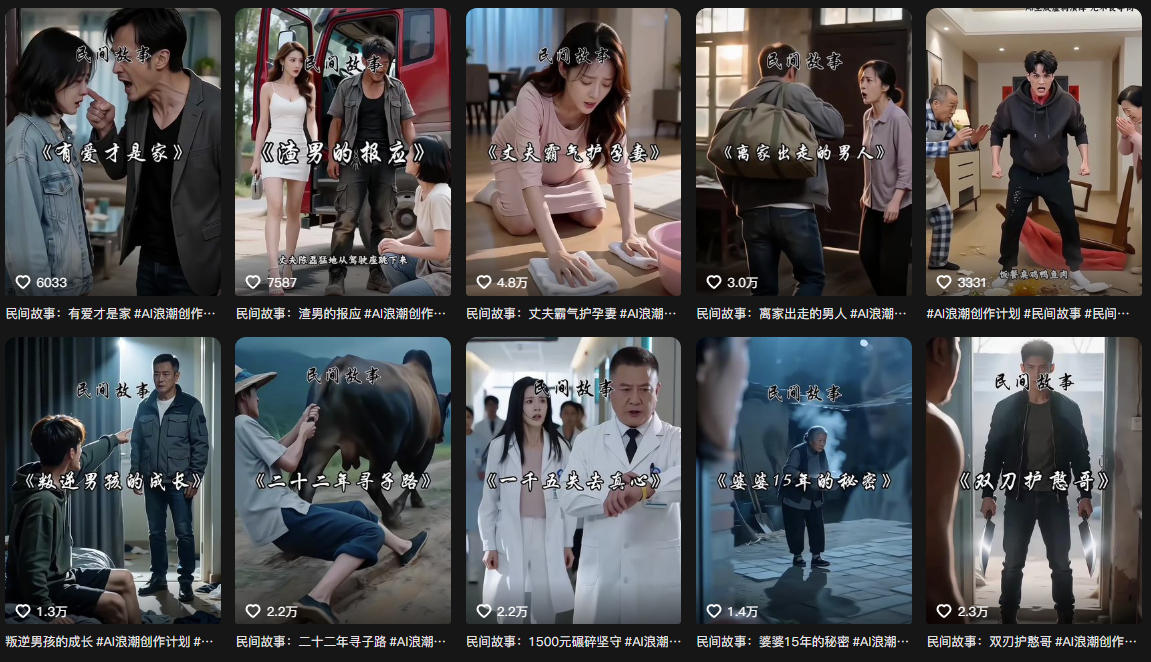 抖音93W粉丝博主老朱故事会亲授AI都市故事短视频教学,从选题到成片的全过程,小白也能够快速起号涨粉接广告变现