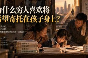 某社群精品文章：为什么穷人喜欢将希望寄托在孩子身上？