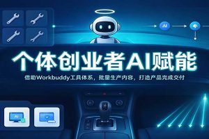 个体创业者AI赋能:借助Workbuddy工具体系,批量生产内容,打造产品完成交付