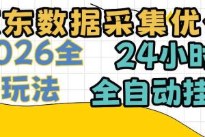 京东数据采集优化，单机日入300+，24小时纯挂G项目，适合所有人群【揭秘】